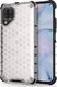 Hurtel Honeycomb etui pancerny pokrowiec z żelową ramką Huawei P40 Lite / Nova 7i / Nova 6 SE przezroczysty 1