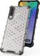 Hurtel Honeycomb etui pancerny pokrowiec z żelową ramką Huawei Y6p niebieski 45