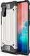 Hurtel Hybrid Armor pancerne hybrydowe etui pokrowiec Samsung Galaxy A41 srebrny 1