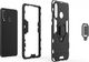 Hurtel Ring Armor pancerne hybrydowe etui pokrowiec + magnetyczny uchwyt Huawei P30 Lite niebieski 7
