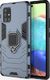 Hurtel Ring Armor pancerne hybrydowe etui pokrowiec + magnetyczny uchwyt Samsung Galaxy A71 5G niebieski 12