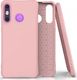 Hurtel Soft Color Case elastyczne żelowe etui do Huawei P30 Lite różowy 1
