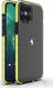 Hurtel Spring Case IPhone 12 Pro Max (6,7) yellow 1