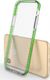 Hurtel Spring Case pokrowiec żelowe etui z kolorową ramką do iPhone XS / iPhone X miętowy 3