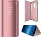 Pokrowiec Smart Clear View do Huawei Y6P różowy 2