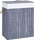 Kosz na pranie vidaXL 100L szary (320742) 1