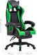 Fotel vidaXL 287989 z podnóżkiem czarno-zielony 7