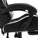 Fotel vidaXL 287991 z podnóżkiem czarno-biały 6