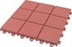 vidaXL Płytki tarasowe, 10 szt., czerwone, 30,5x30,5 cm, plastikowe 3