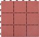 vidaXL Płytki tarasowe, 10 szt., czerwone, 30,5x30,5 cm, plastikowe 5