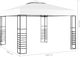 vidaXL Namiot ogrodowy, 3 x 3 m, biały 5