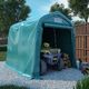 vidaXL Namiot garażowy z PVC, 2,4 x 2,4 m, zielony 1