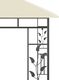 vidaXL Altana ogrodowa z moskitierą, 3x3x2,73 m, kremowa, 180 g/m 5
