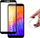 Wozinsky Wozinsky Full Cover Flexi Nano folia szklana szkło hartowane z ramką Huawei Y5p czarny 1