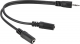 Kabel Goobay Jack 3.5mm - Jack 3.5mm x2 0.2m czarny (50464) 1