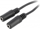 Kabel Goobay Jack 3.5mm - Jack 3.5mm x2 0.2m czarny (50464) 2