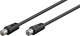 Kabel Goobay Antenowy 5m czarny (11723) 2