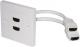 Goobay Gniazdo natynkowe 2x HDMI (51723) 1
