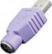 Adapter USB Goobay USB - PS/2 Fioletowy  (68918) 1