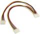 Goobay Molex - Molex x2, 0.2m, Wielokolorowy (50684) 2