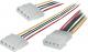 Goobay Molex - Molex x2, 0.2m, Wielokolorowy (50684) 3