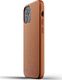Mujjo Mujjo Full Leather Case - etui skórzane do iPhone 12 mini (brązowe) 1