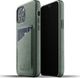 Mujjo Mujjo Full Leather Wallet Case - etui skórzane do iPhone 12/12 Pro (zielone) 1