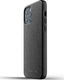 Mujjo Mujjo Full Leather Case - etui skórzane do iPhone 12/12 Pro (czarne) 1