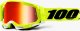 100% Gogle 100% RACECRAFT 2 ATTACK YELLOW (Szyba Czerwona Lustrzana Anti-Fog, LT 38%+/-5% + Szyba Przezroczysta Anti-Fog, LT 88%-92% + 10 Zrywek) (NEW) 1