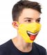 Emoji Maska Maseczka Emoji JĘzyk Bawełna 3d / 2 Warstwy / Wielorazowa 1