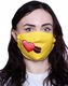 Emoji Maska Maseczka Emoji Serce PocaŁunek Bawełna 3d / 2 Warstwy / Wielorazowa 1