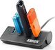 HUB USB Anker Anker Aluminium USB 3.0 4-portowy hub, hub z 0,6 m kablem USB 3.0 przeznaczony do Apple MacBook, Macbook Air, Macbook Pro, MacMini, iMac USB 3.0 (czarny) 4