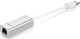 Karta sieciowa Anker Anker USB 3.0 do RJ45 10/100/1000 Gigabit Ethernet adapter, adapter sieciowy do Macbook Ultrabook, Windows 10 / 8.1 / 8/7 / Vista / XP (Srebrny) 1