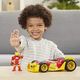 Hasbro 12,5 cm Playskool Heroes Marvel Super Hero Adventures figurka i pojazd Iron Man Speedster, zabawki dla dzieci od 3 lat do zebrania 4