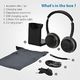 Słuchawki Avantree Słuchawki Avantree Bluetooth 5.0 z odłączaną podstawką micro i ładującą, bezprzewodowy zestaw słuchawkowy aptX HD do komputerów PC, niskie opóźnienie, doskonały dźwięk muzyki, Skype, połączeń, telewizji, telefonów komórkowych - Alto Cl 3