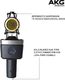 Mikrofon AKG AKG C214 Profesjonalny mikrofon pojemnościowy z dużą membraną (C214) - 44939 5