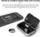 Słuchawki Bokman Słuchawki douszne Bluetooth Bokman O5 Plus, słuchawki bezprzewodowe z solidnym dźwiękiem basowym, wodoodporne słuchawki sportowe IPX7, tryb mono stereo bez przełączania, 100 godzin pracy na baterii (szary) 2