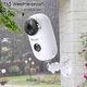 Kamera IP Ctronics Akumulatorowa Kamera Ctronics WLAN zewnętrzna, bezprzewodowa kamera IP z akumulatorem 1080P z czujnikiem ruchu PIR, alarmami push, dwukierunkowym dźwiękiem, noktowizor IR 20m, wodoodporność IP65 1