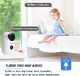 Kamera IP Ctronics Akumulatorowa Kamera Ctronics WLAN zewnętrzna, bezprzewodowa kamera IP z akumulatorem 1080P z czujnikiem ruchu PIR, alarmami push, dwukierunkowym dźwiękiem, noktowizor IR 20m, wodoodporność IP65 3