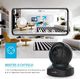 Kamera IP Wansview Kamera IP Wansview WiFi, Kamera WiFi 1080P, kamera dla zwierząt domowych, monitor z wykrywaniem ruchu, dwukierunkowe audio, obsługuje zdalny alarm i sterowanie aplikacją mobilną Q5 Czarny 3