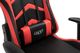 Fotel Ghost Chairs Five czarno-czerwony 4
