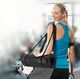 Hurtel Mata gimnastyczna do ćwiczeń 181 cm x 63 cm x 1 cm joga pilates czarny uniwersalny 14