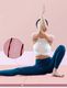 Hurtel Mata gimnastyczna do ćwiczeń 181 cm x 63 cm x 1 cm joga pilates czarny uniwersalny 28