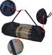Hurtel Mata gimnastyczna do ćwiczeń 181 cm x 63 cm x 1 cm joga pilates czarny uniwersalny 6