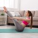 Hurtel Mata gimnastyczna do ćwiczeń 181 cm x 63 cm x 1 cm joga pilates czarny uniwersalny 9
