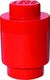 LEGO Klocek do przechowywania LEGO, 1 gałka, okrągły, piętrowy pojemnik do przechowywania, 950 ml, czerwony 1