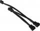 Phobya 4-pin - 4-pin x3, 0.4m, Czarny (81123) 1
