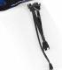 Phobya 4-pin - 4-pin x3, 0.4m, Czarny (81123) 2