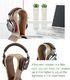 ONEGenug ONEenung uchwyt na zestaw słuchawkowy drewniany stojak na słuchawki do gier do słuchawek Sennheiser / Audio-Technica / AKG / Beyerdynamic / Logitech / HyperX / Sony PS4 itp. 8