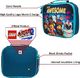 LEGO Zestaw śniadaniowy do przedszkola LEGO Movie 2 Batman z torbą na napoje śniadaniowe bento 3